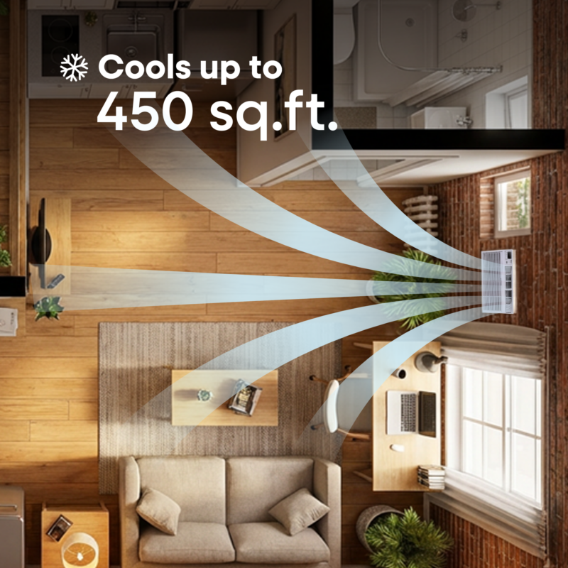 Through-the-Wall 10,000 BTU, 230V Air Conditioner - White (ETTW10EV) ETTW10EV