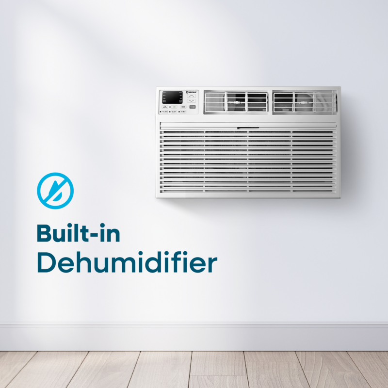 Through-the-Wall 10,000 BTU, 230V Air Conditioner - White (ETTW10EV) ETTW10EV