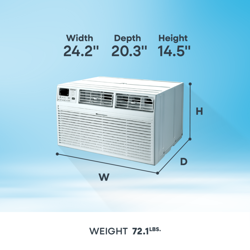Through-the-Wall 14,000 BTU, 230V Air Conditioner - White (ETTW14EV) ETTW14EV