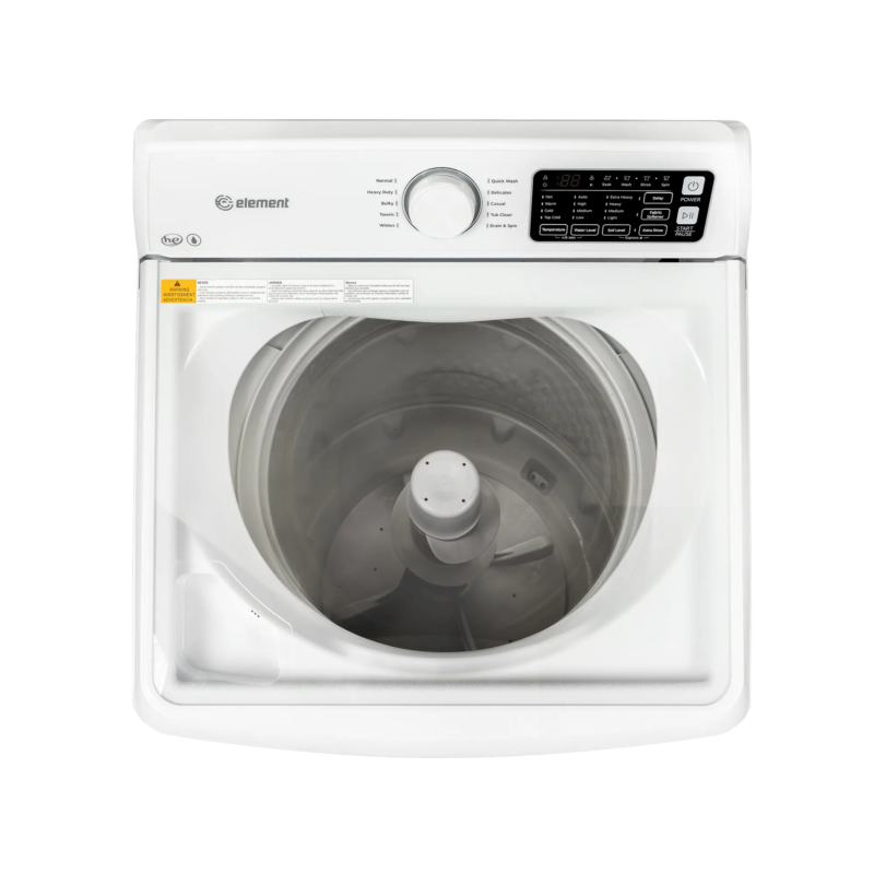 3.7 cu. ft. Top Load Washer with Agitator ETW3725BW