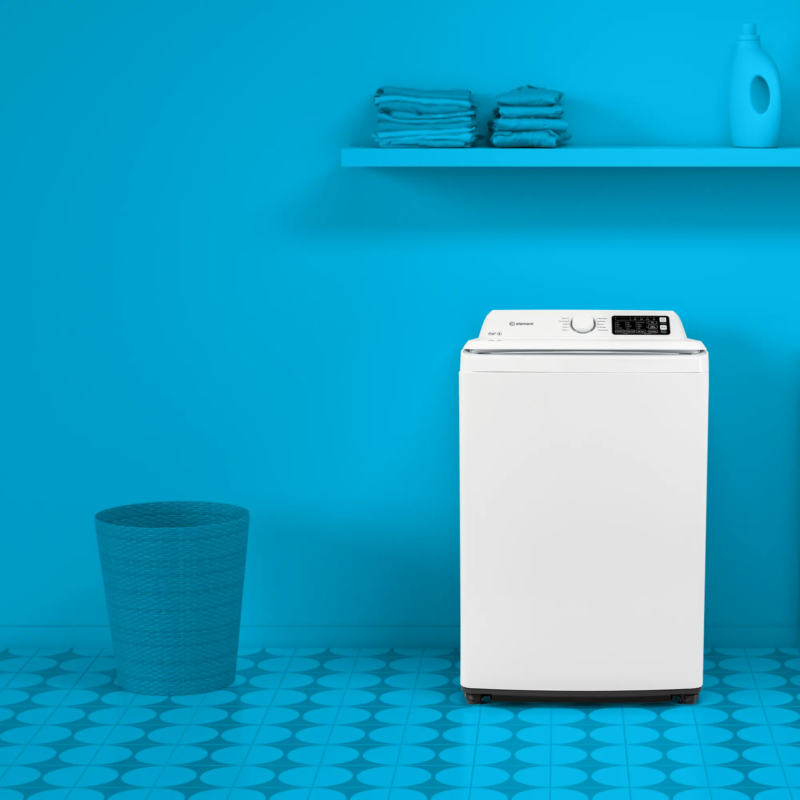 3.7 cu. ft. Top Load Washer with Agitator ETW3725BW