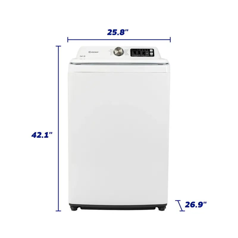 Element 4.1 cu. ft. Top Load Washer with Agitator - White (ETW4125CW) ETW4125CW