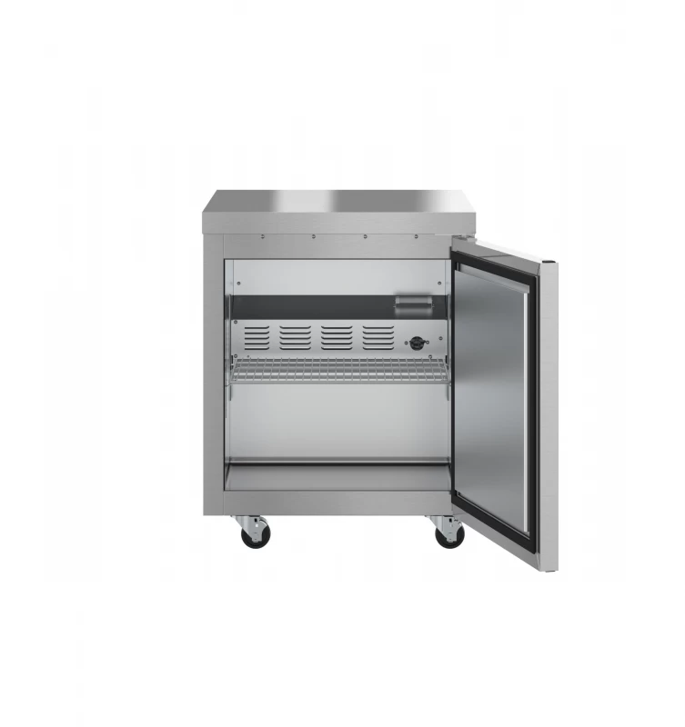 Freezer, Single Section Undercounter, Stainless DoorTitle EUF27A