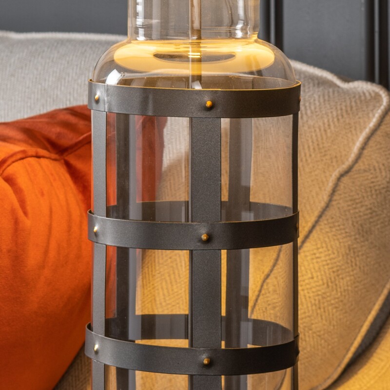 Everly Caged Metal Lamp EVABS1973
