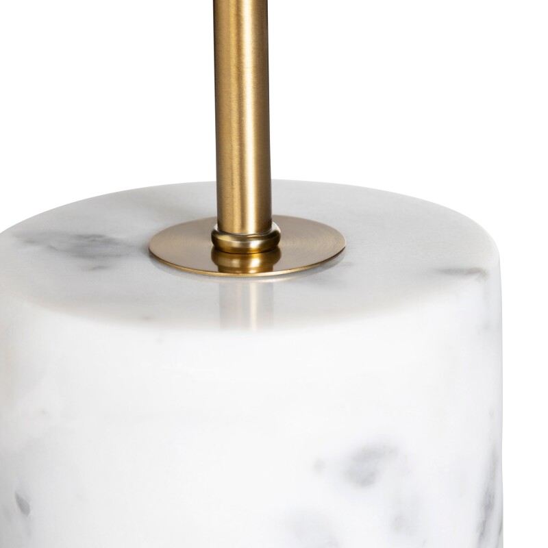 Isla Marble Base Lamp with Bird Shade EVAMB0077