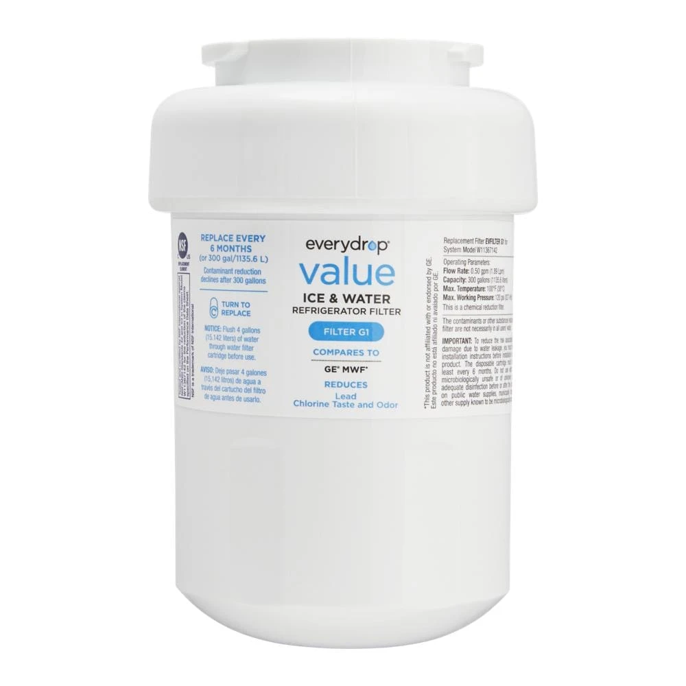 everydrop® value Refrigerator Water Refrigerator Filter G1 (compares to GE® MWF) EVFILTERG1