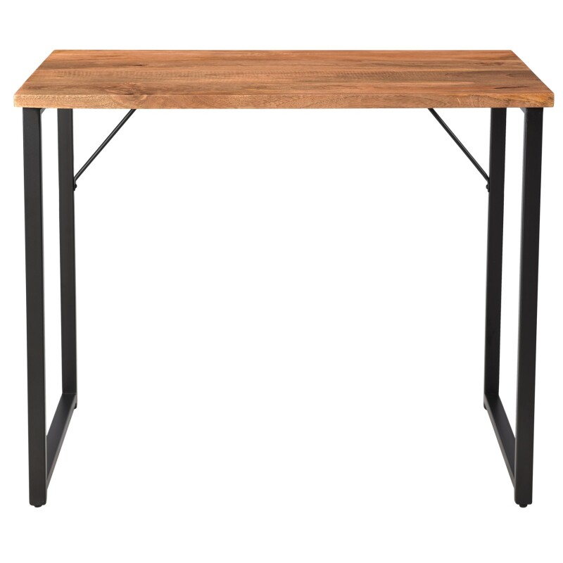 Brady Solid Mango and Iron Writing Desk EVFNR1134