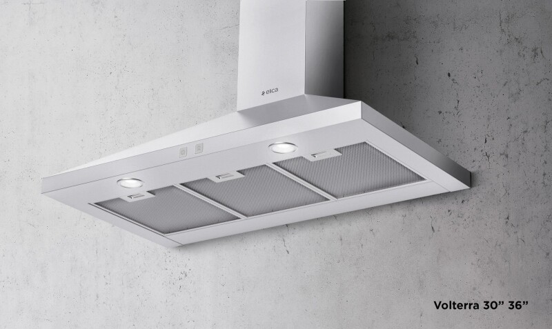 Wall-mount Range Hoods VOLTERRA II 36" SS EVL436S3