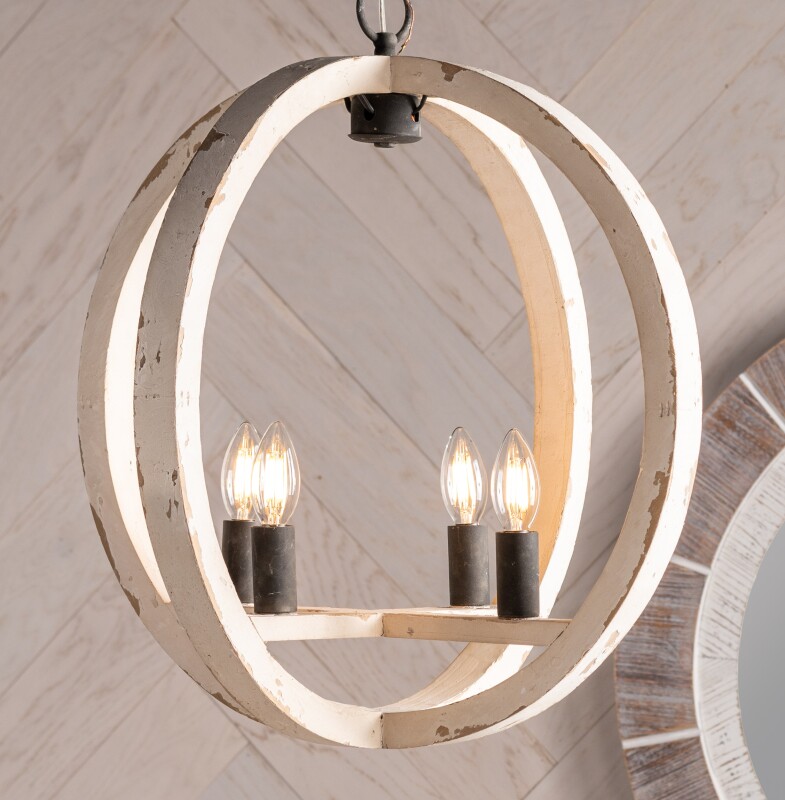 Jolla Wood Sphere Pendant Light EVPDA058