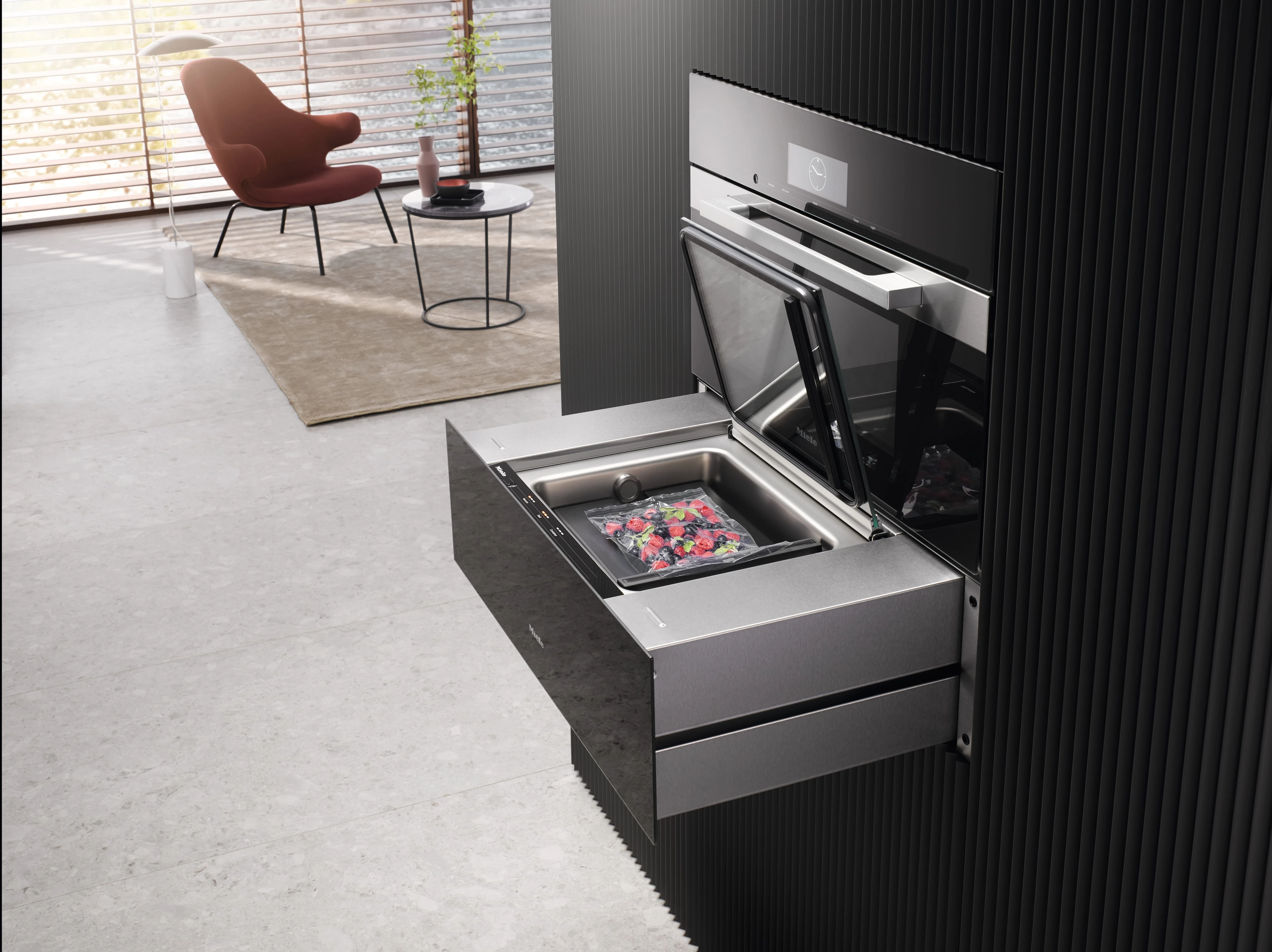 30" Vacuum Sealing Drawer (Obsidian Black) EVS7670OB