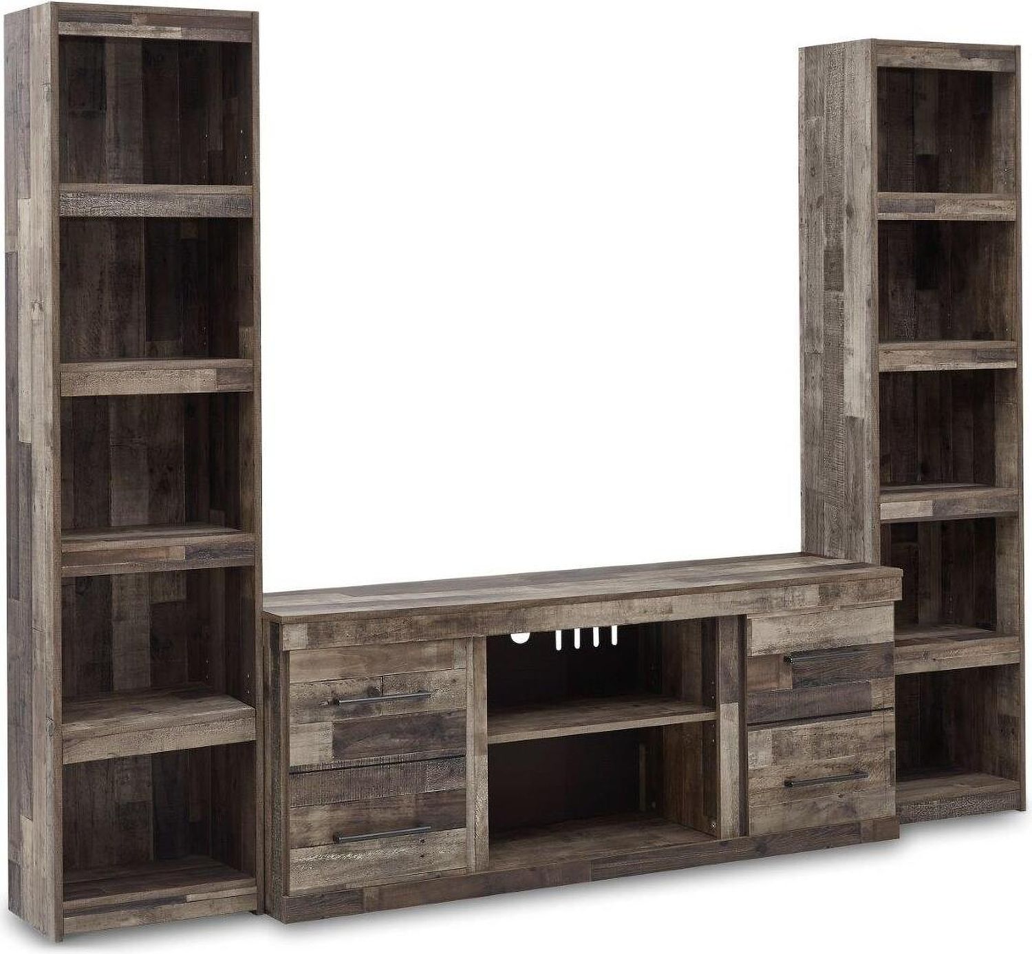 Derekson Multi Gray Lg Tv Stand W/Fireplace Option EW0200268