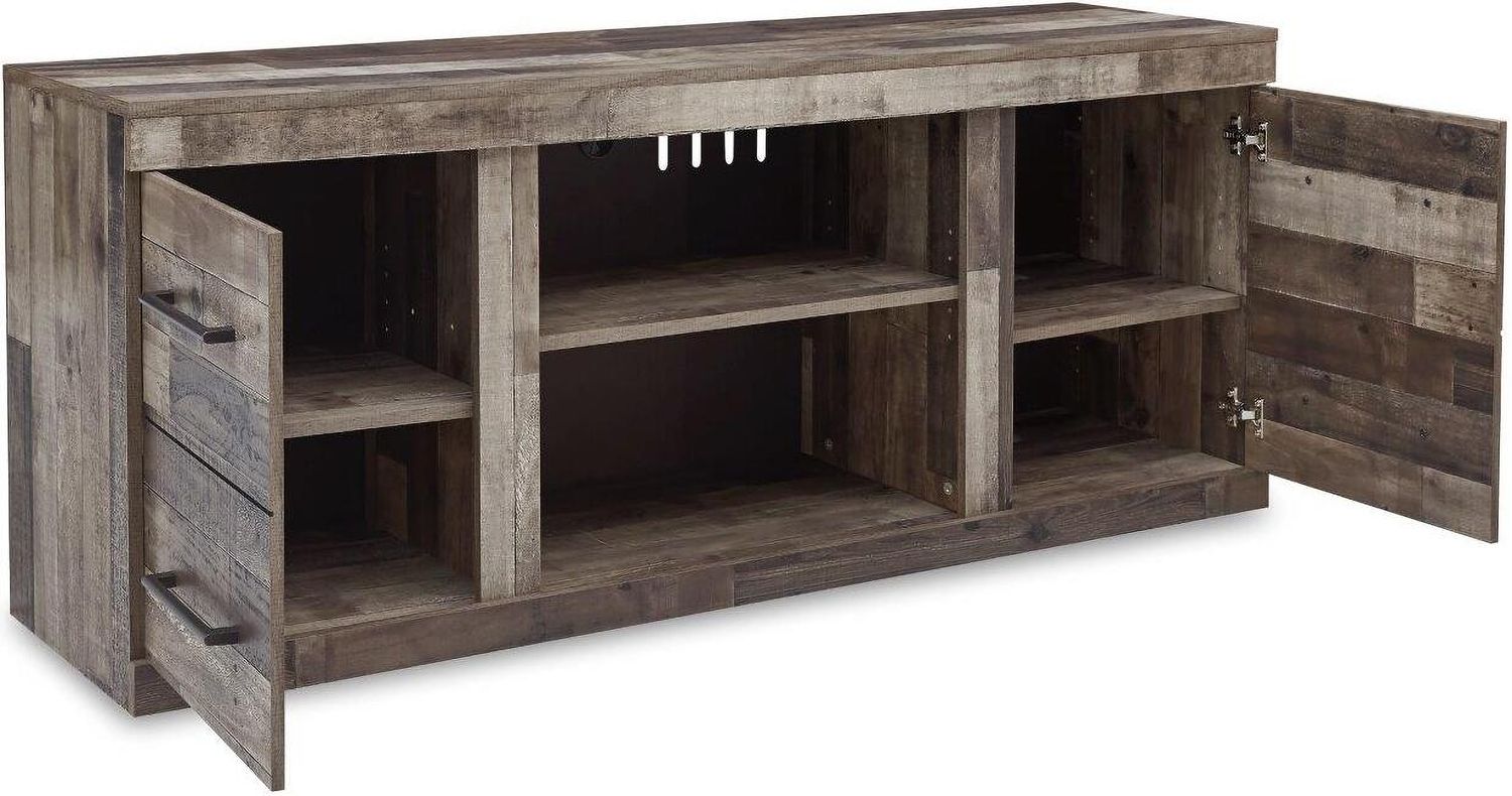 Derekson Rustic Multi Gray Small 3 Piece Entertainment Center EW0200W9