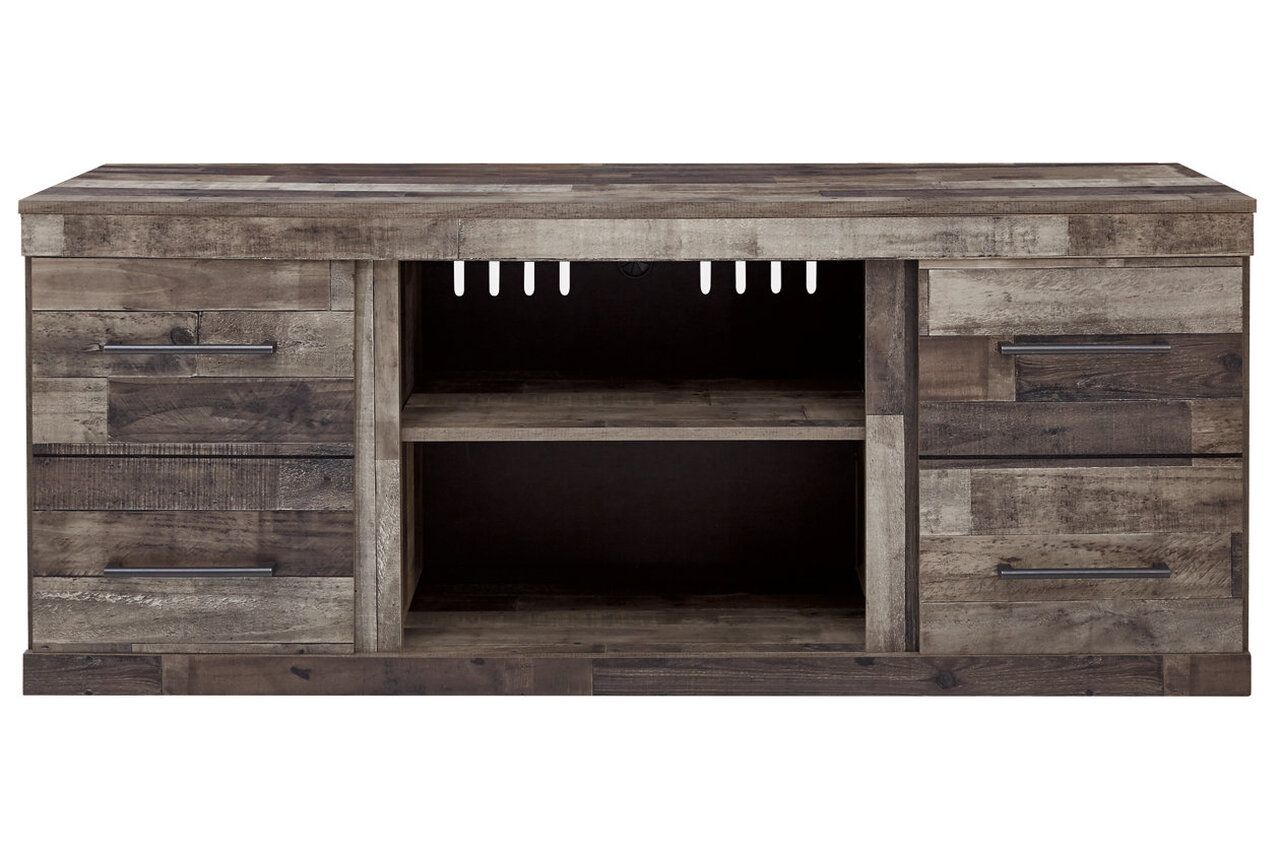 Derekson Rustic Multi Gray Small 3 Piece Entertainment Center EW0200W9