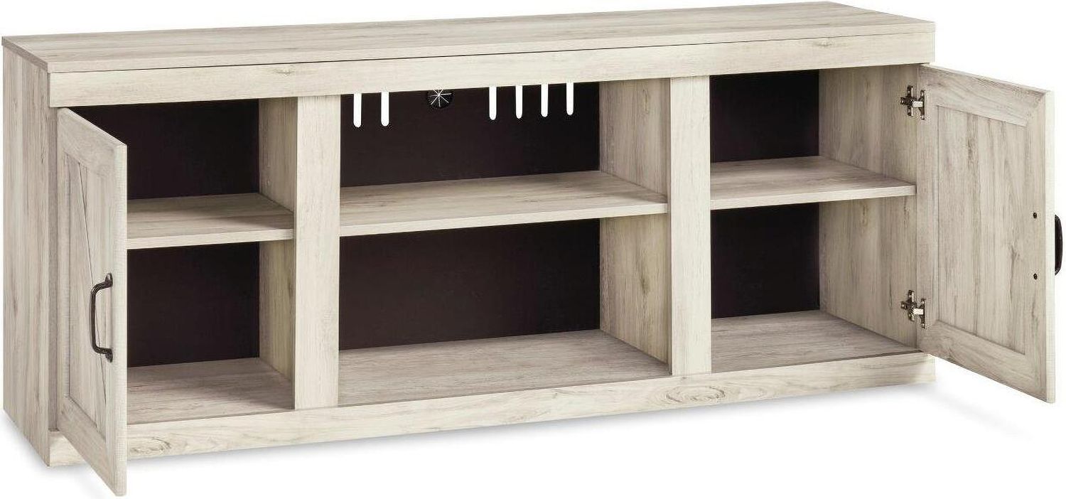 Bellaby Whitewash Lg Tv Stand W/Fireplace Option EW0331268