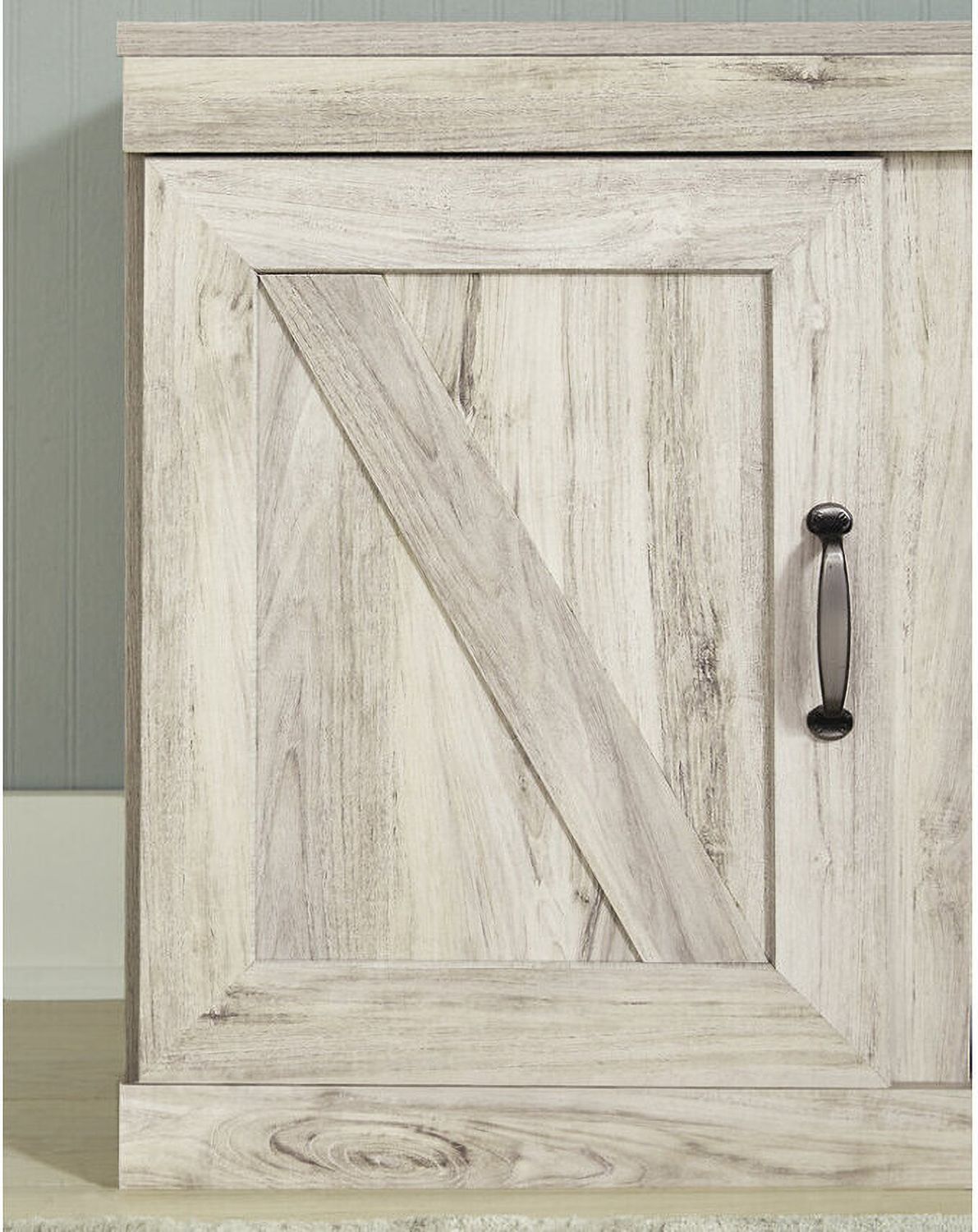 Bellaby Whitewash Entertainment Center with Infrared Fireplace Insert EW0331W10