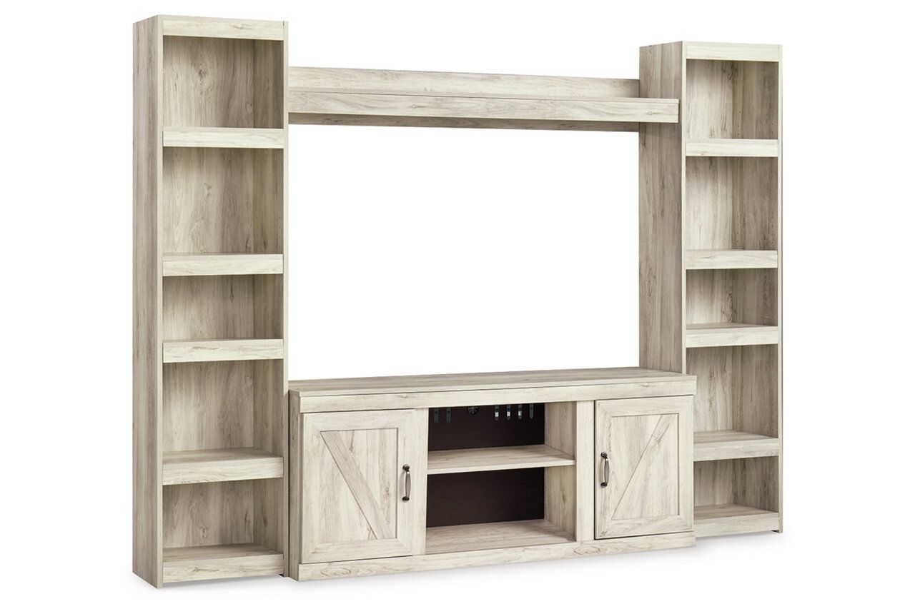 Bellaby Whitewash 4 Piece Entertainment Wall EW0331W6