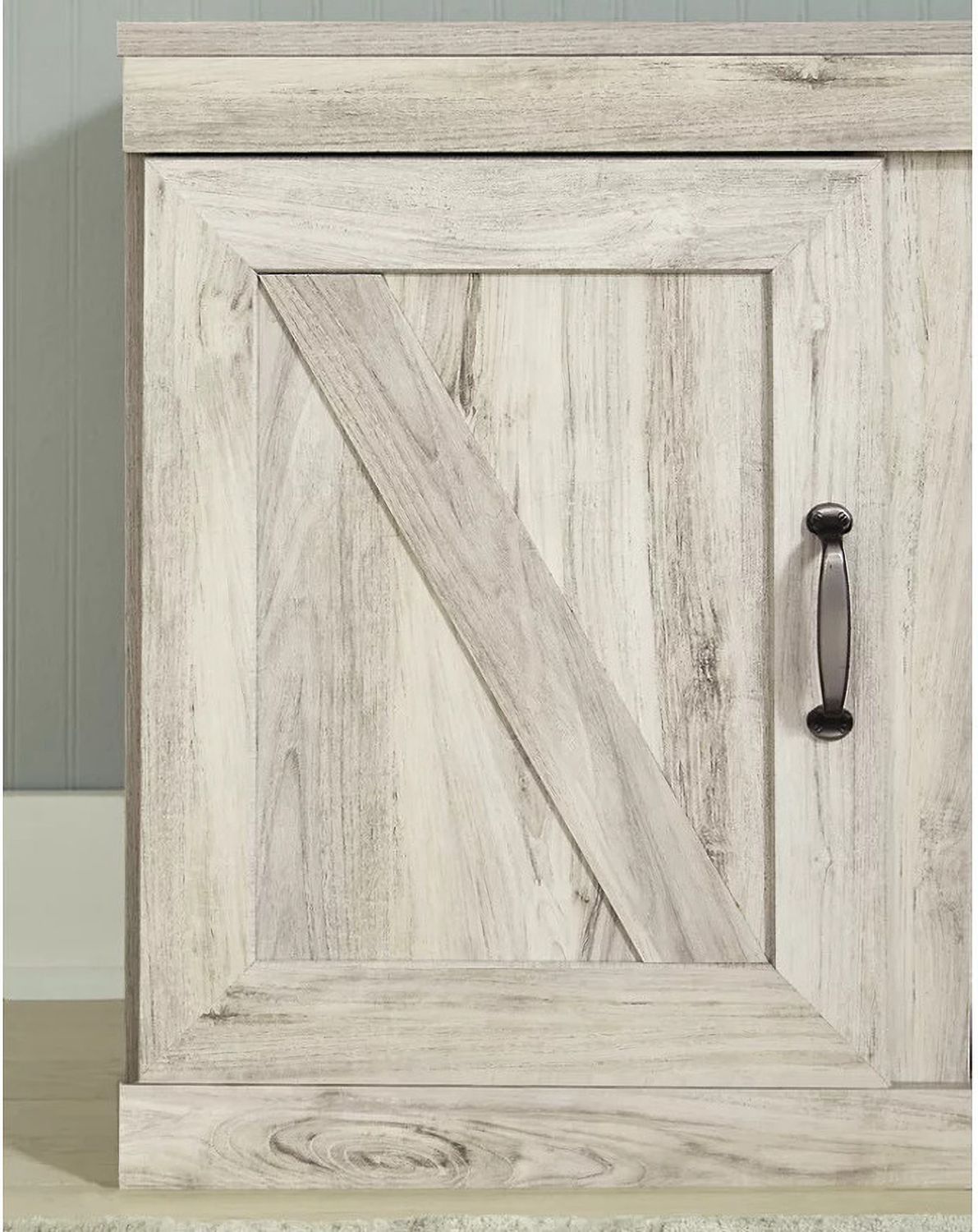 Bellaby Whitewash Entertainment Wall with Infrared Fireplace Insert EW0331W8