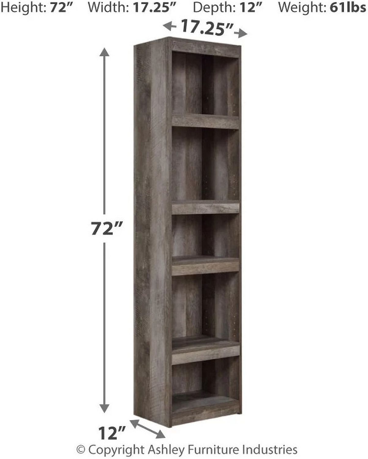 Wynnlow 17 Inch Pier In Gray EW0440124