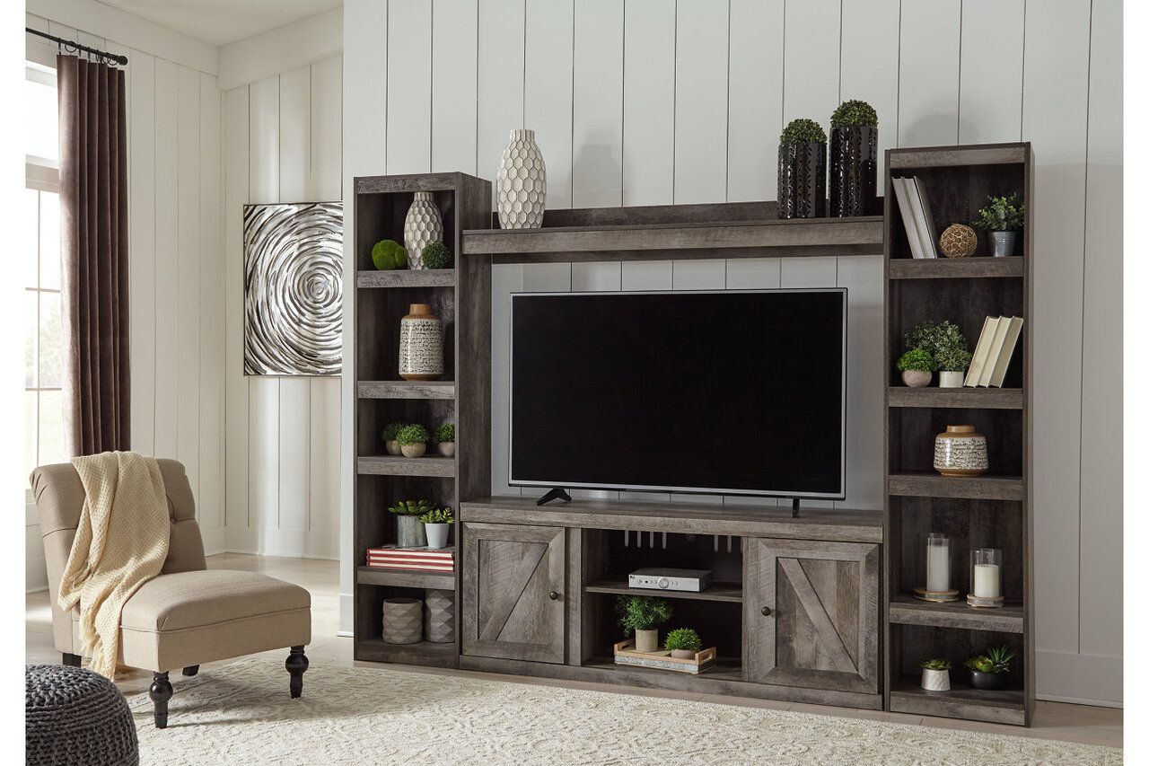 Wynnlow Gray Entertainment Wall EW0440W6