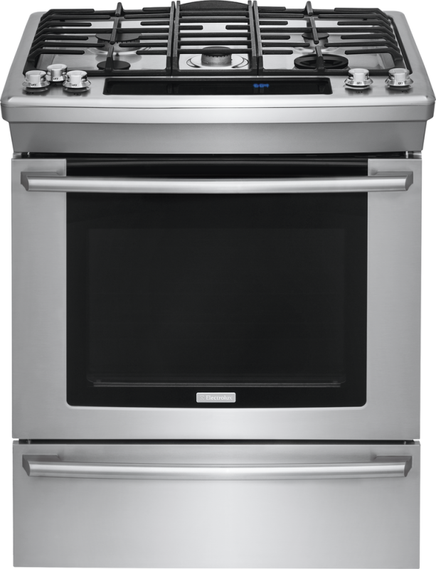 30" Dual-Fuel Built-In Range with Wave-Touch Controls EW30DS80RS