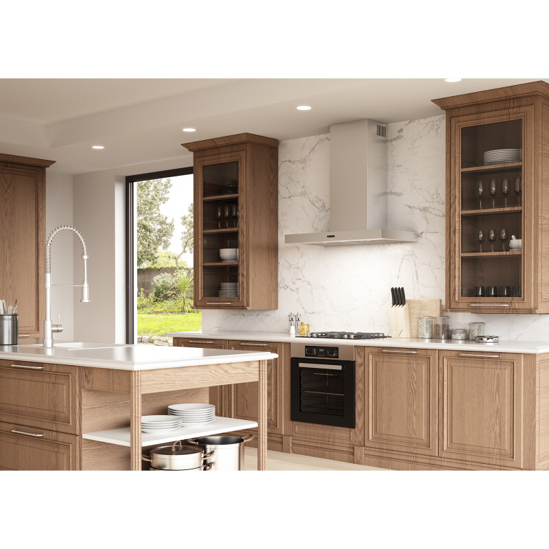 Elite EW43 Series 30-Inch Convertible T-Style Wall Mount Chimney Range Hood, 460 Max Blower CFM view 4