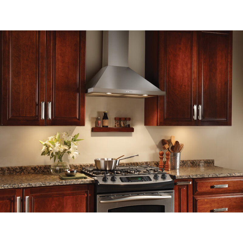 30-Inch Convertible Canopy Wall-Mount Range Hood w/ Heat Sentry, 500 CFM EW5830SS