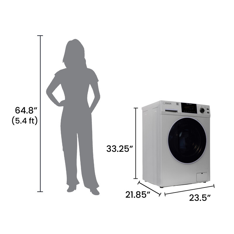1.6 cu.ft./15 lbs 110V Frontload Washer 15 programs + Pet Cycle EW826S