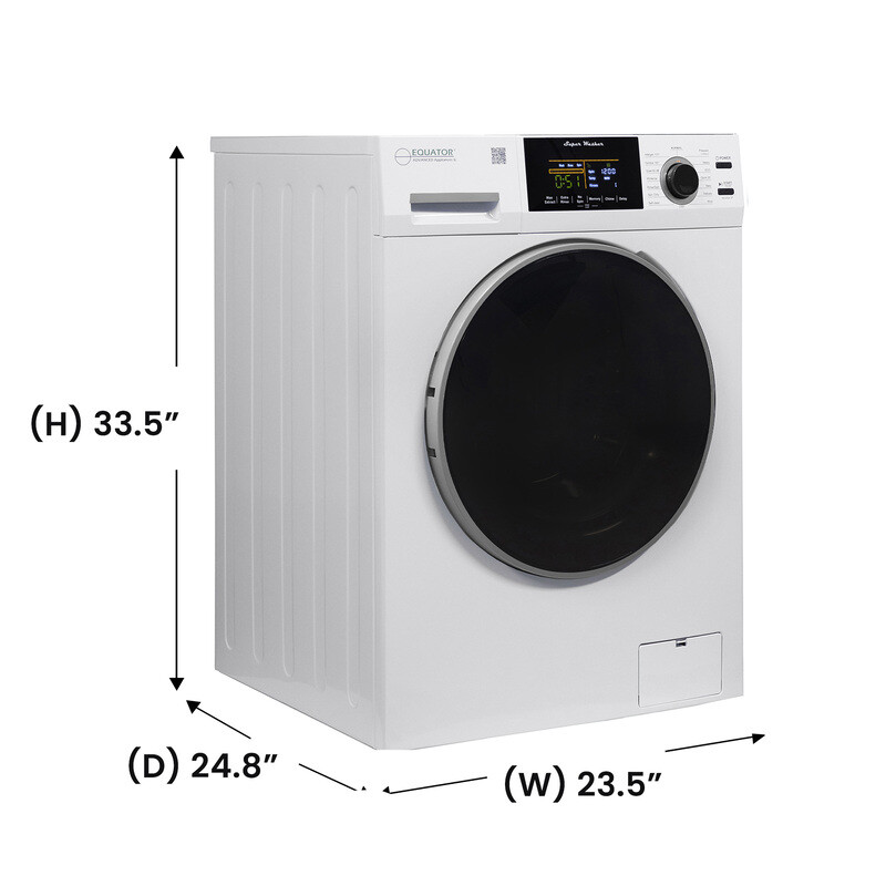 Super Washer 1.9cf/18lbs Sani Allergen Winterize 1400RPM 110V EW835