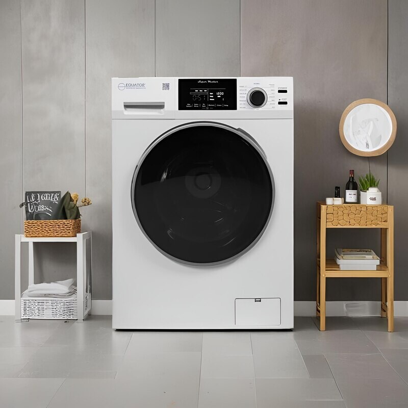Super Washer 1.9cf/18lbs Sani Allergen Winterize 1400RPM 110V EW835