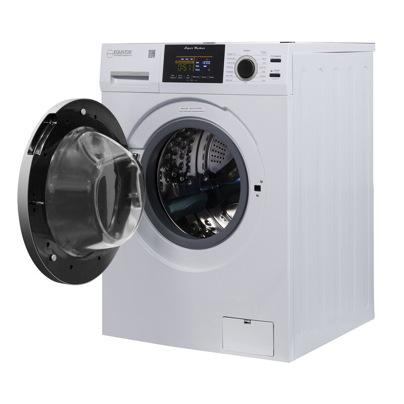 Super Washer 1.9cf/18lbs Sani Allergen Winterize 1400RPM 110V EW835