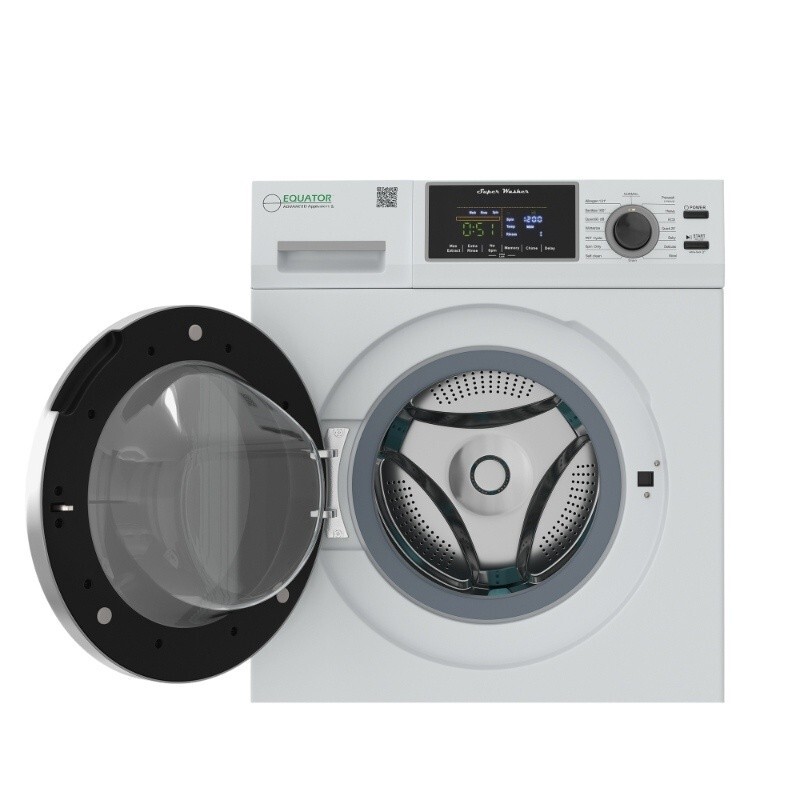 Super Washer 1.9cf/18lbs PET CYCLE Sani Allergen 1400RPM 110V EW835P