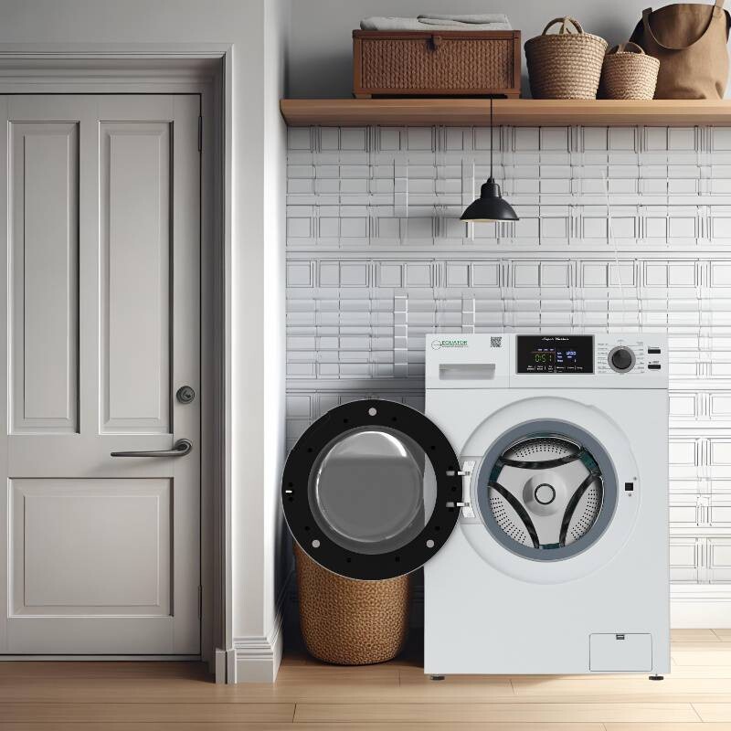 Super Washer 1.9cf/18lbs PET CYCLE Sani Allergen 1400RPM 110V EW835P