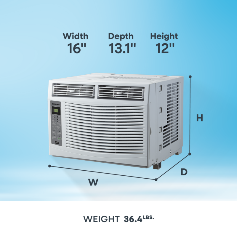 5,000 BTU Window Air Conditioner – White (EWR05E) EWR05E