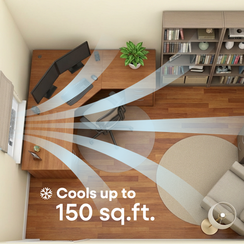 5,000 BTU Window Air Conditioner – White (EWR05E) EWR05E