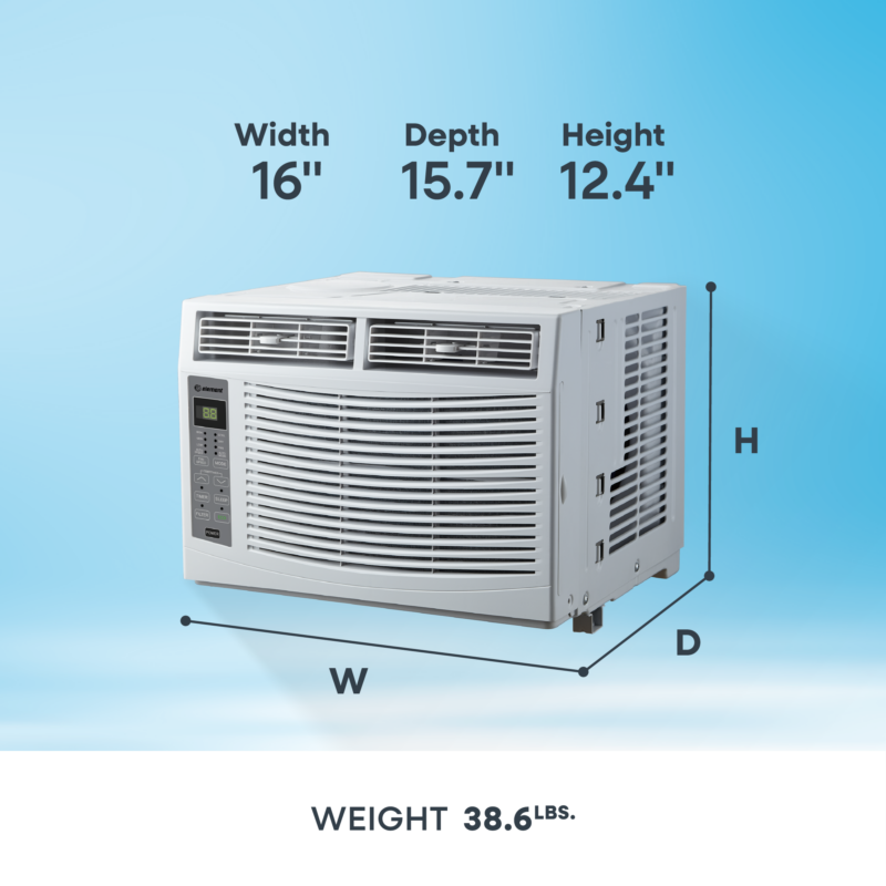 6,000 BTU Window Air Conditioner – White (EWR06E) EWR06E