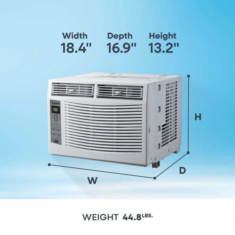 8,000 BTU Window Air Conditioner – White (EWR08E) EWR08E