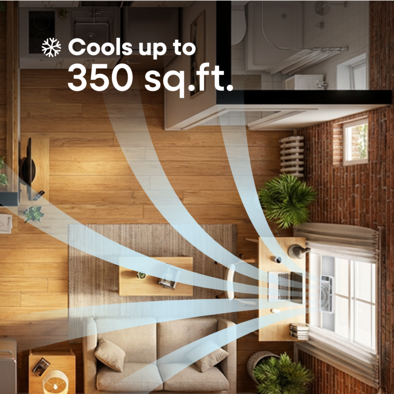 8,000 BTU Window Air Conditioner – White (EWR08E) EWR08E