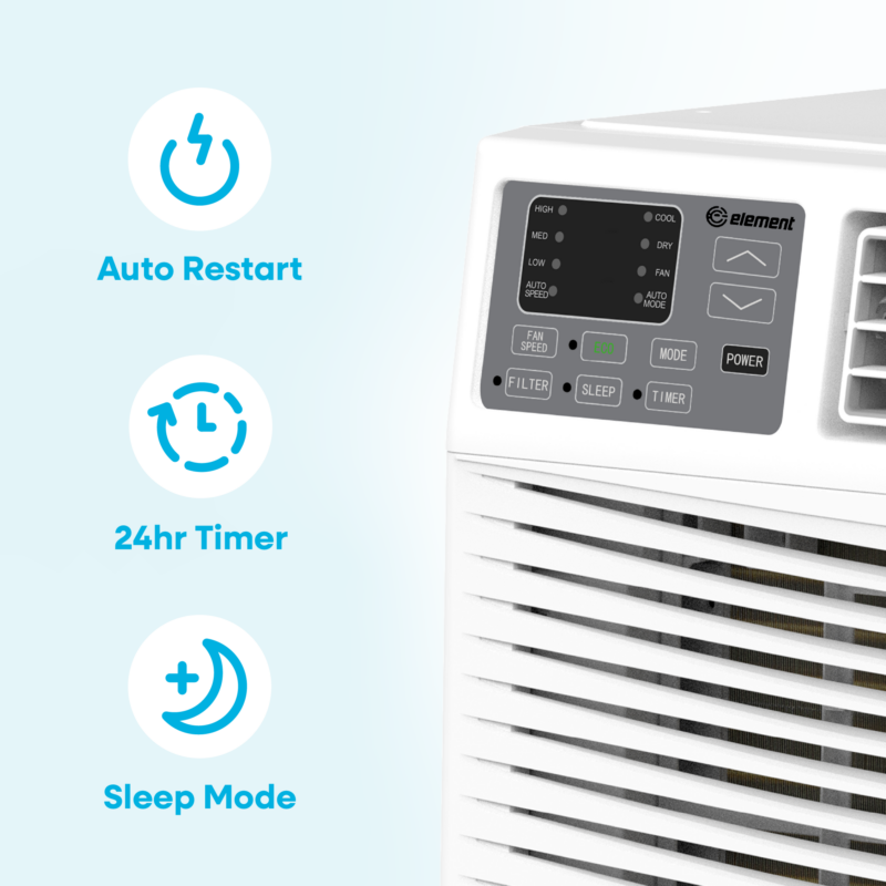 12,000 BTU Window Air Conditioner – White (EWR12E) EWR12E