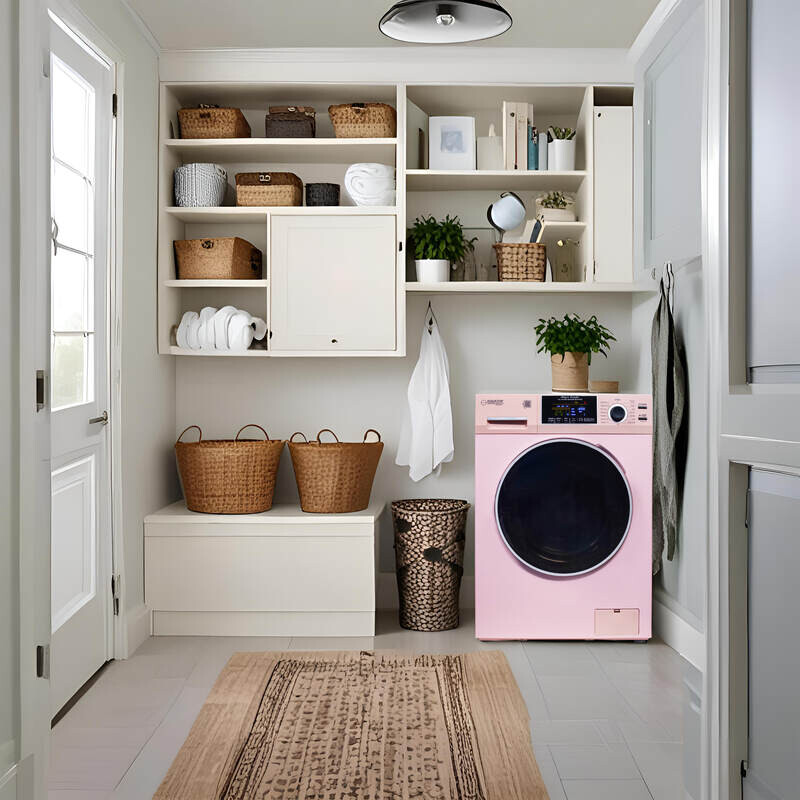 All-in-One 4600 Washer Dryer VENTLESS/VENTED PET Cycle 1.62cf/15lbs 110V EZ4600
