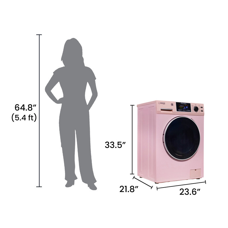 All-in-One 4600 Washer Dryer VENTLESS/VENTED PET Cycle 1.62cf/15lbs 110V EZ4600