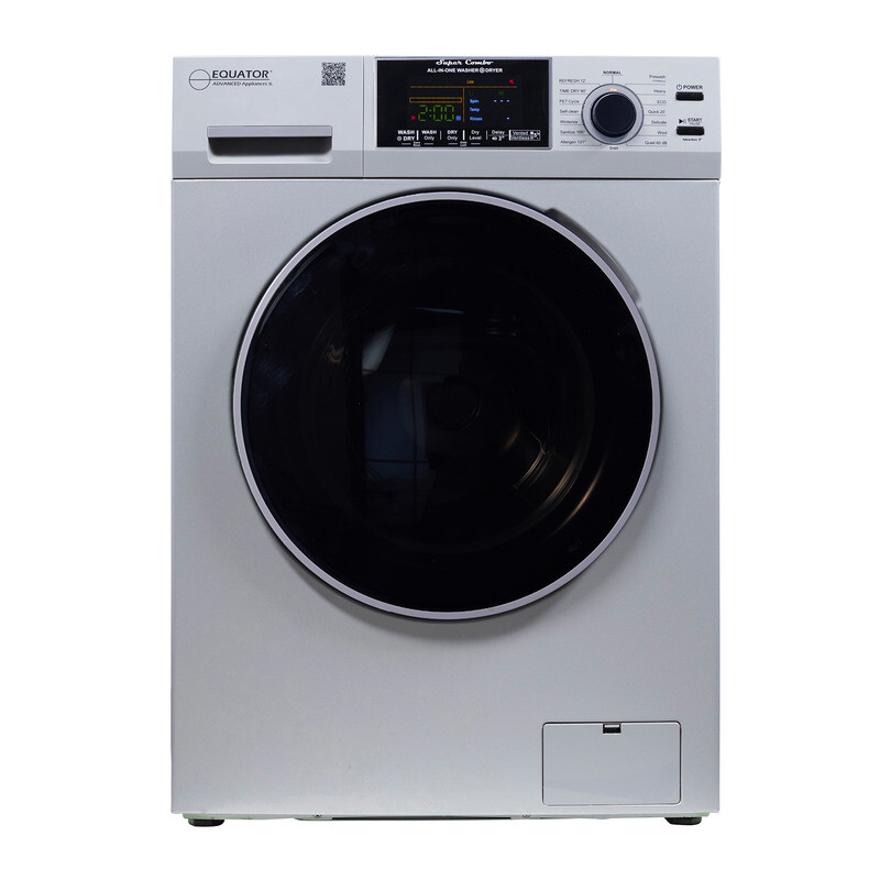 RV Compact 110V Vented/Ventless 15 lbs Sani Combo Washer Dryer Winterize EZ4600RV