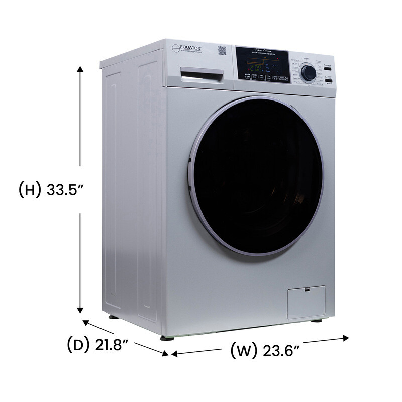 RV Compact 110V Vented/Ventless 15 lbs Sani Combo Washer Dryer Winterize EZ4600RV