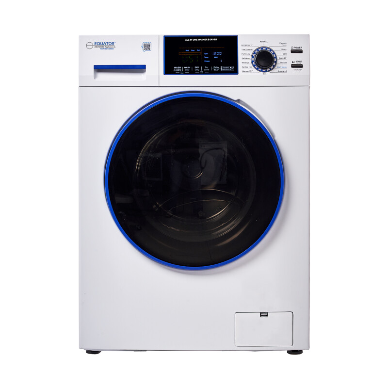 Marine Combo Washer Dryer ANTI CORROSION 1.62 cf/15 lbs 1400 RPM Salt Wash 110V EZ4650CV