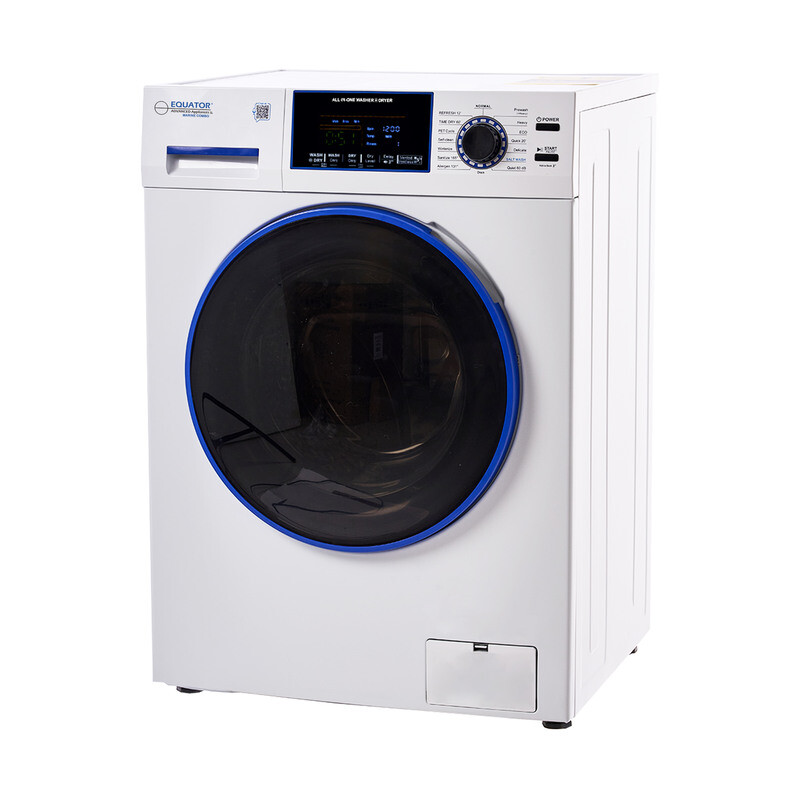 Marine Combo Washer Dryer ANTI CORROSION 1.62 cf/15 lbs 1400 RPM Salt Wash 110V EZ4650CV