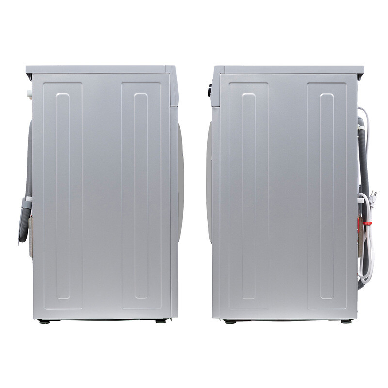 All-in-one 4700 Washer Dryer Ventless FULLY BUILTIN 0-CLEARANCE 1.62cf/15lbs 110V 1400RPM EZ4700CSILVER
