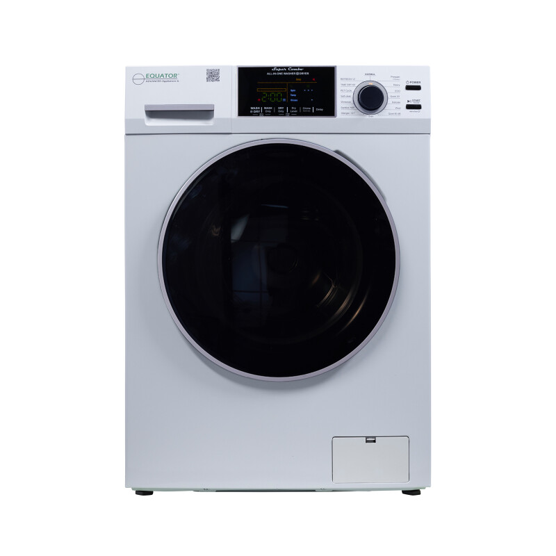 All-in-one 4700 Washer Dryer Ventless FULLY BUILTIN 0-CLEARANCE 1.62cf/15lbs 110V 1400RPM EZ4700CWHITE