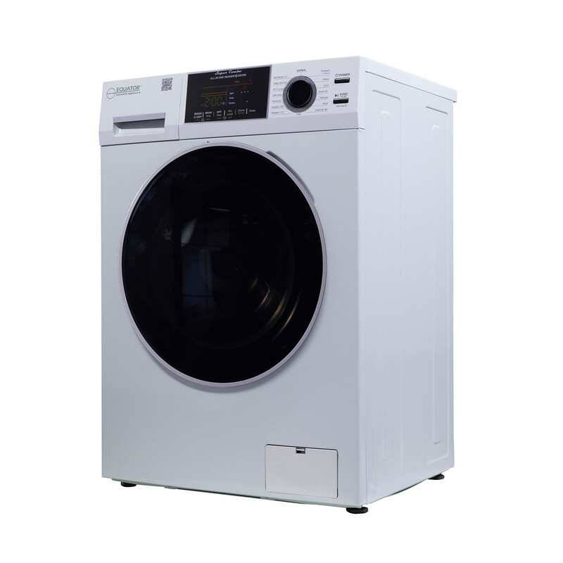 All-in-one 4700 Washer Dryer Ventless FULLY BUILTIN 0-CLEARANCE 1.62cf/15lbs 110V 1400RPM EZ4700CWHITE