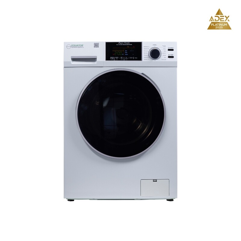 All-in-one 4700 Washer Dryer Ventless FULLY BUILTIN 0-CLEARANCE 1.62cf/15lbs 110V 1400RPM EZ4700CWHITE