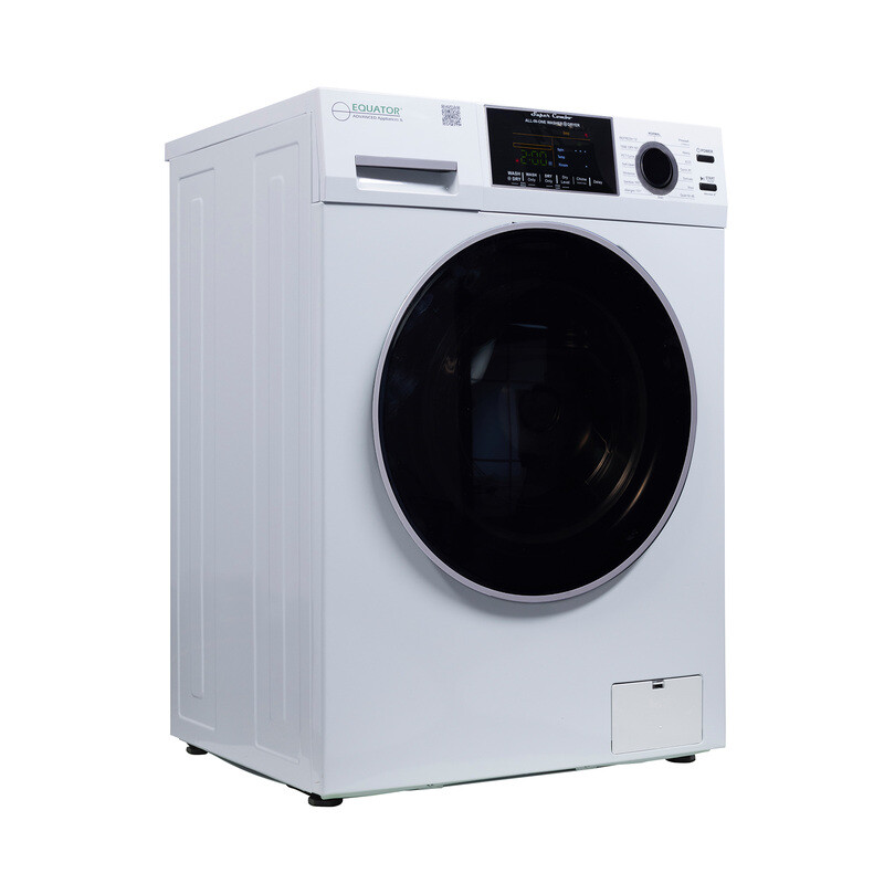 All-in-one 4700 Washer Dryer Ventless FULLY BUILTIN 0-CLEARANCE 1.62cf/15lbs 110V 1400RPM EZ4700CWHITE