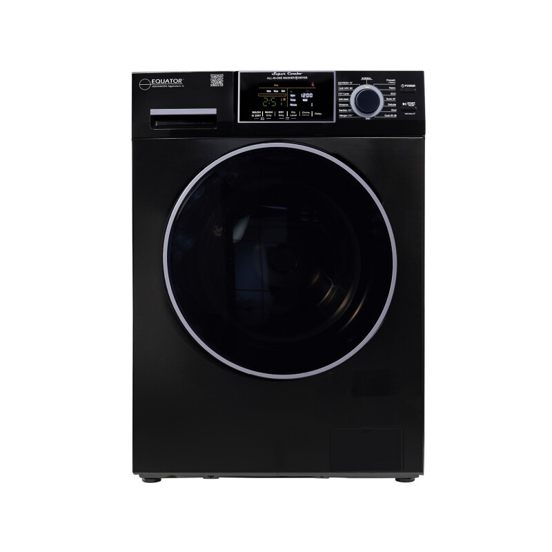 All-in-One 4800 Washer Dryer VENTED-DRY 30% FASTER than Condense 15lb 110V EZ4800VBLACK
